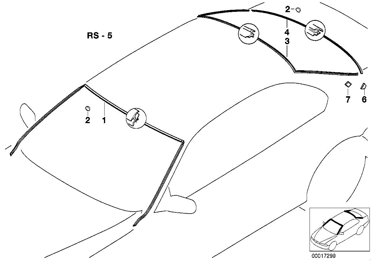 BMW 51318216469 Hook And Loop Fastener