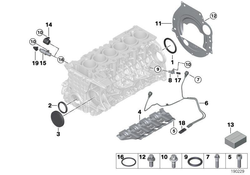 BMW 11417529984 Torx Screw