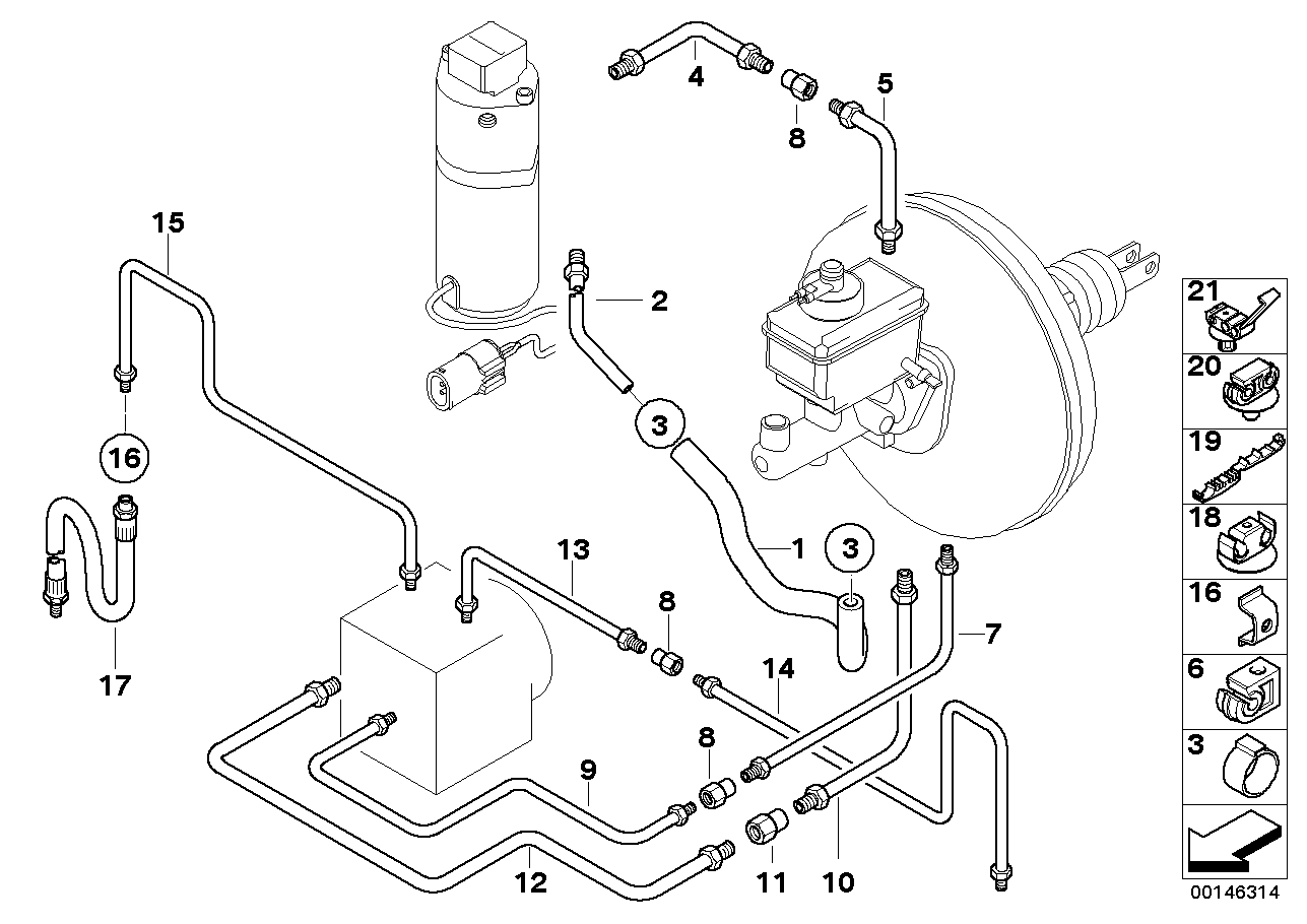 BMW 34516755331 Pipe