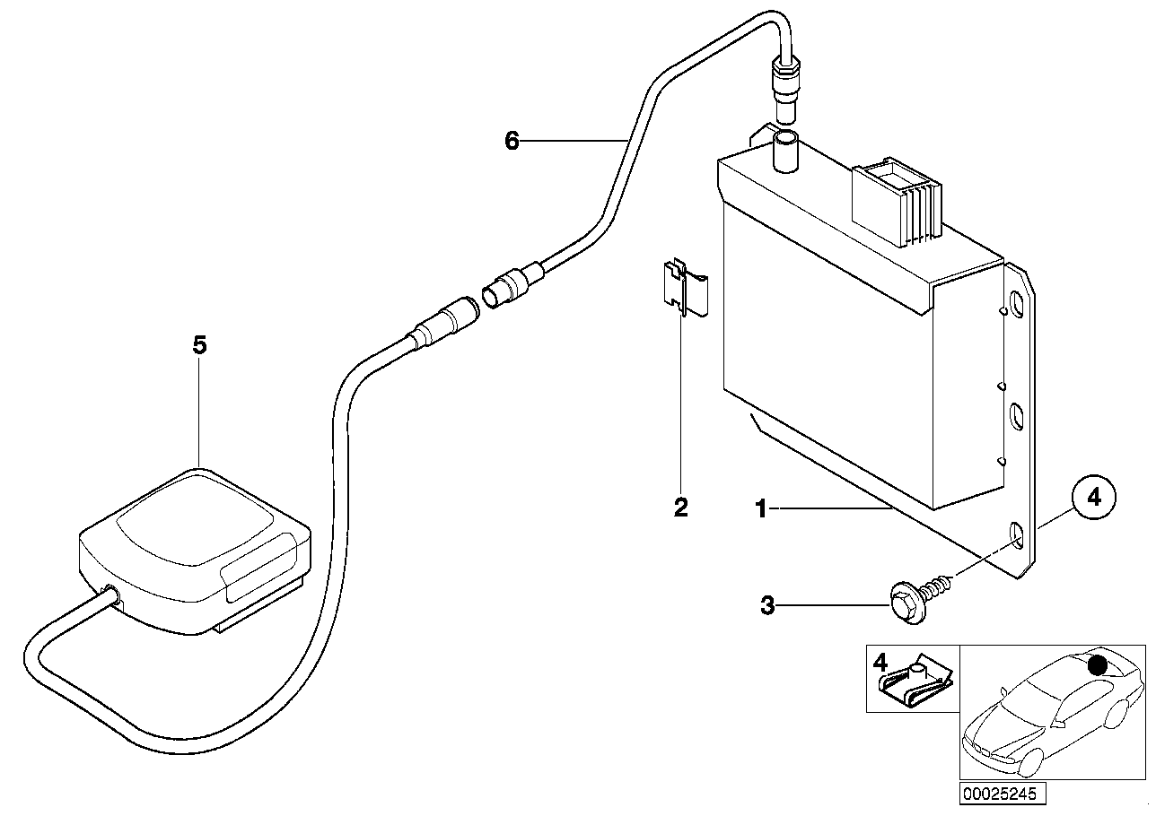 BMW 64118390352 Clamp