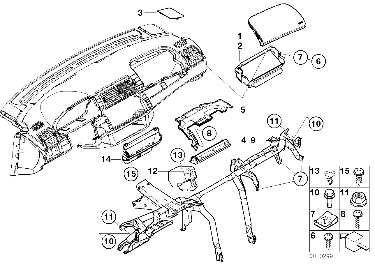 BMW 07129905612 Screw