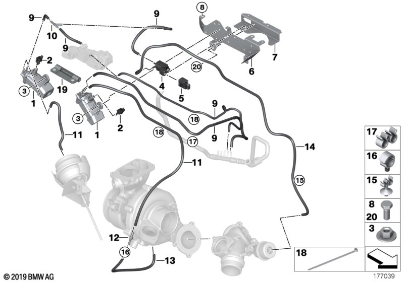 BMW 12512246906 Clip