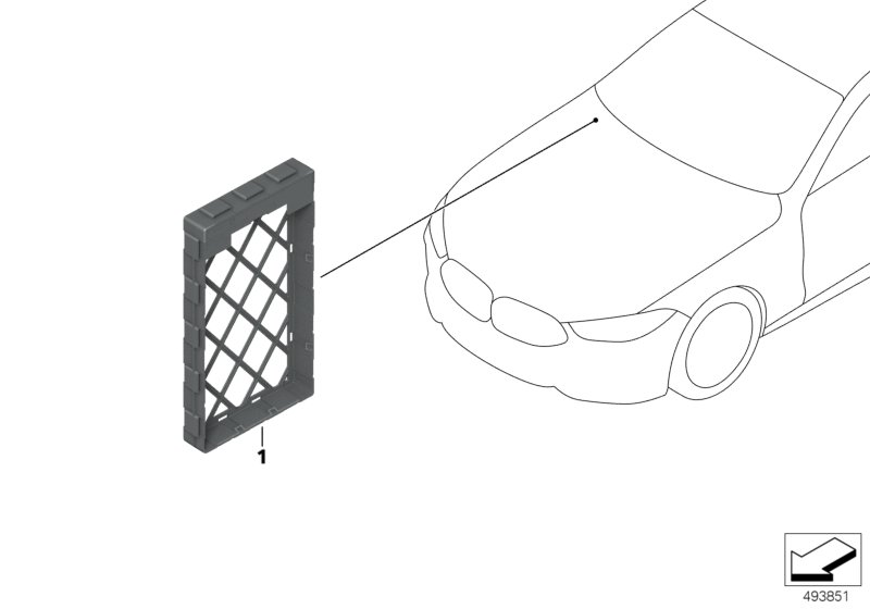 BMW 61356806378 ADAPTER BODY DOMAIN CONTROLL