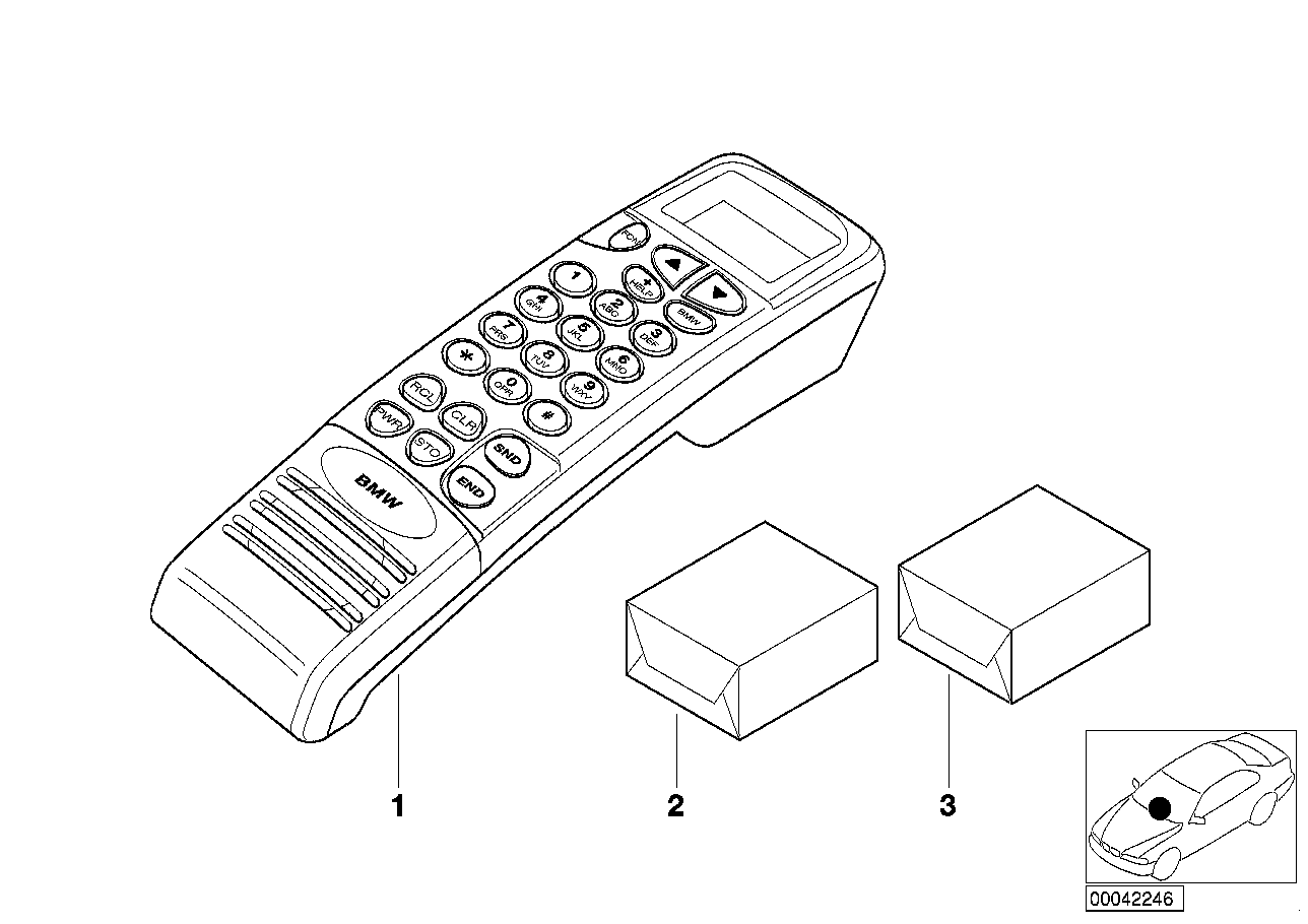 BMW 84111470305 Gps Modem Unit