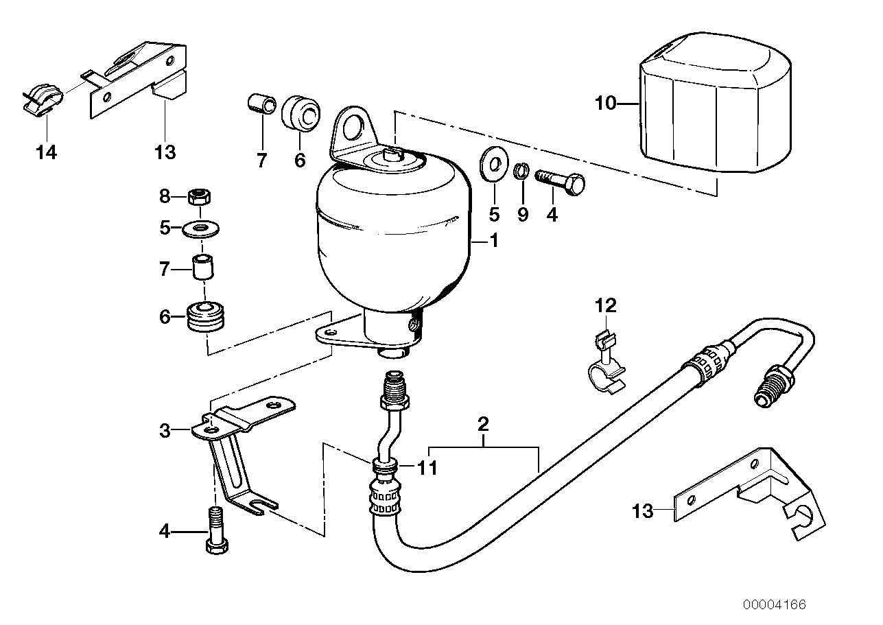 BMW 37211132043 Pressure Accumulator