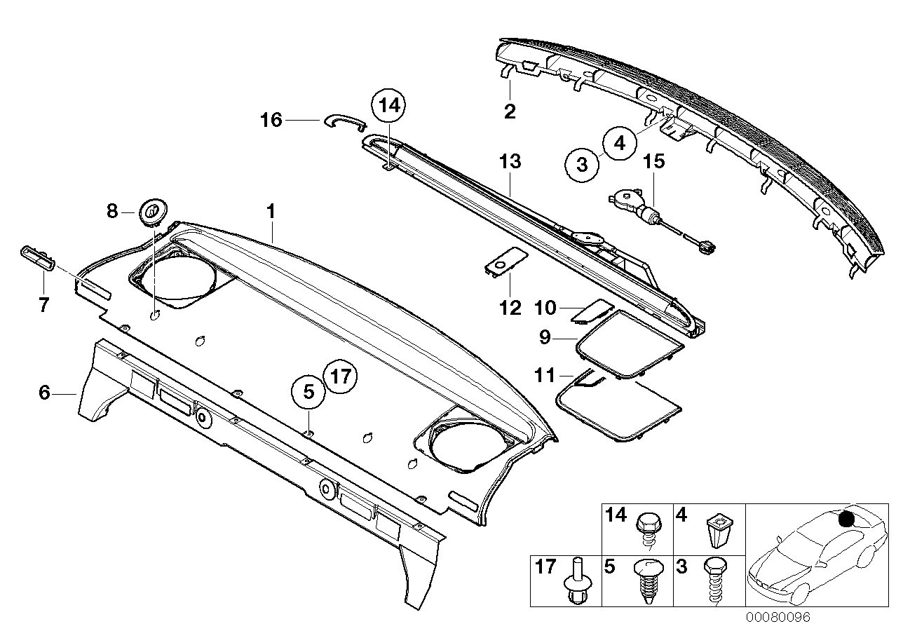 BMW 51468243669 Cover, Child Protection Left