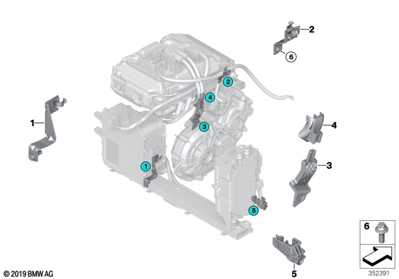 BMW 12437642607 Holder