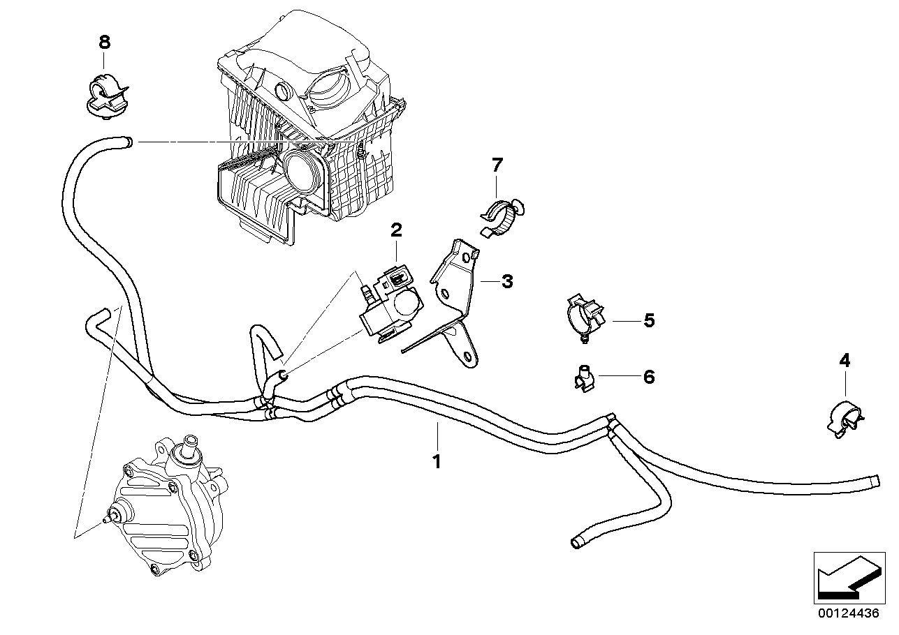 BMW 11721716559 Clamp