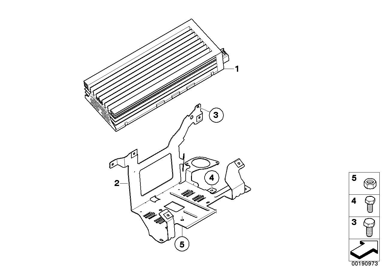 BMW 65127842409 Amplifier, Individual Audio System