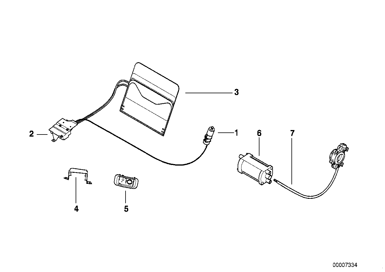 BMW 52208177367 Switch Covering Left