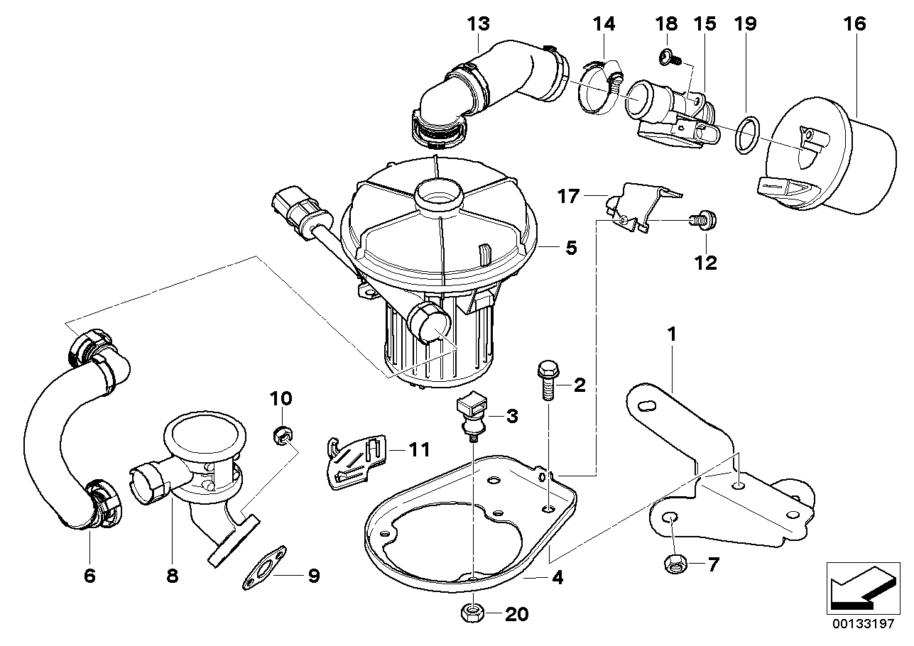 BMW 33341138055 Clamp