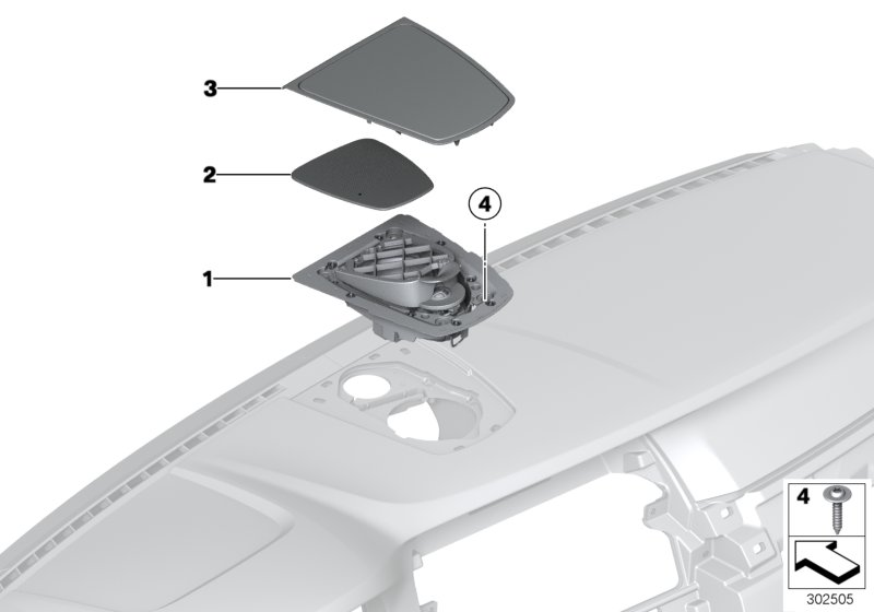 BMW 65139266111 Loudspeaker System