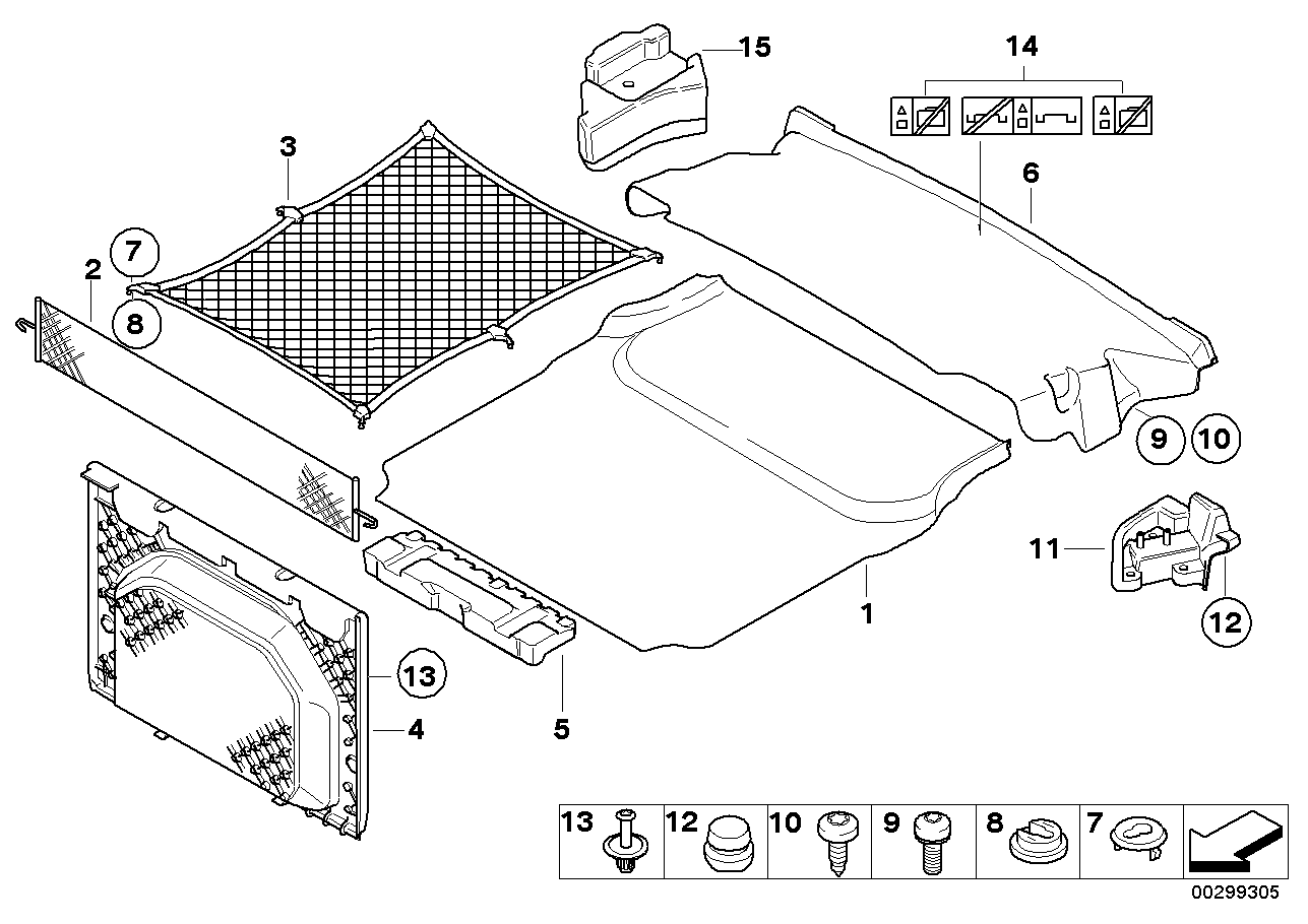 BMW 51477157296 Trim Panel, Bulkhead