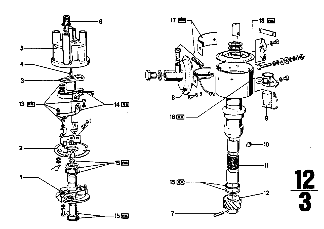 BMW 12118630235 CONTACT BREAKER