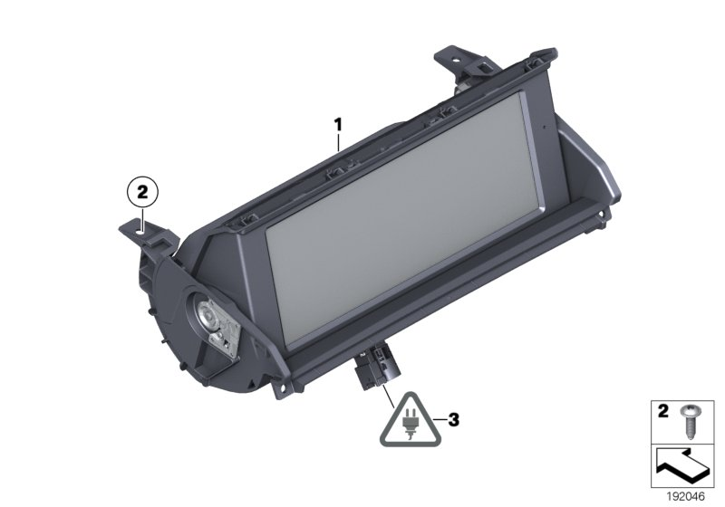 BMW 65509202146 Central Information Display