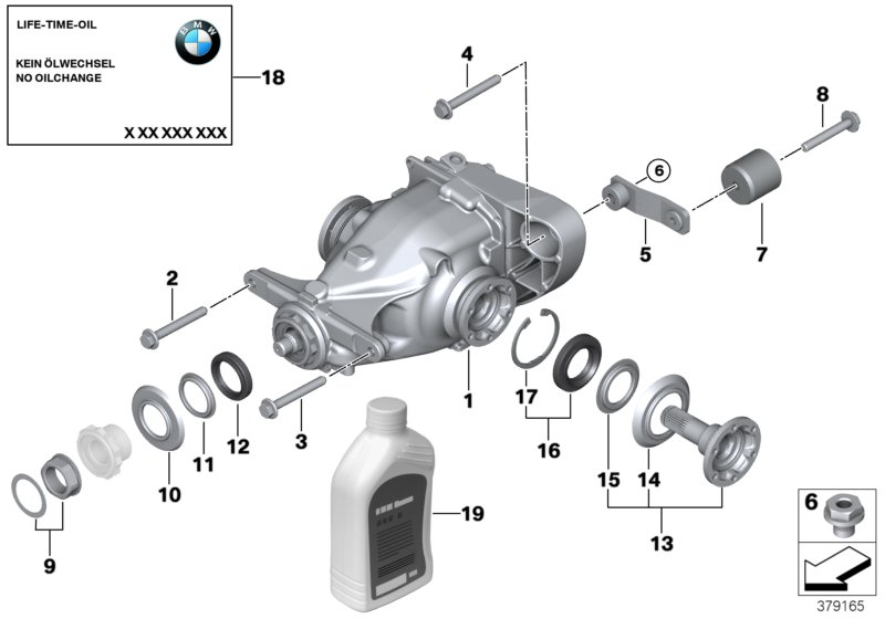 BMW 33176767983 Hex Bolt With Washer