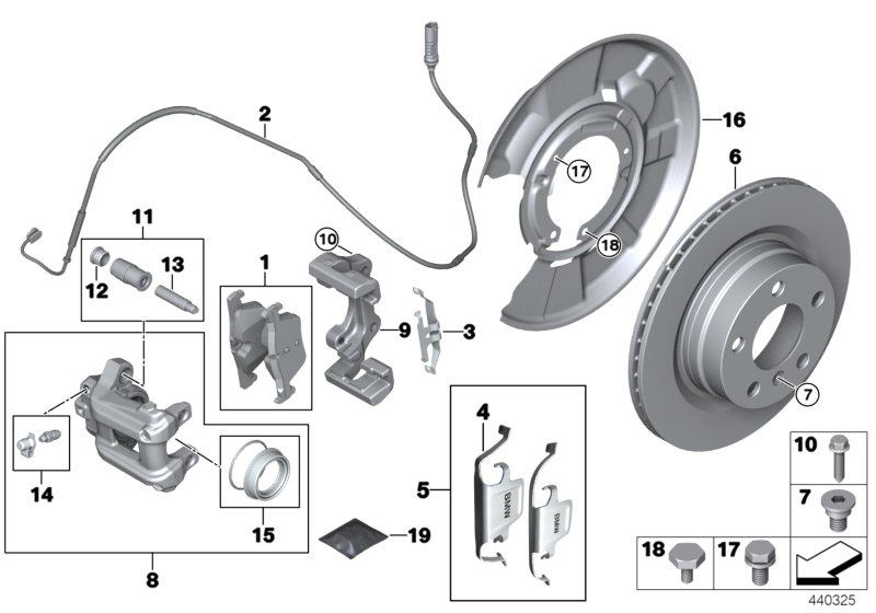 BMW 34216860103 Design Retaining Spring