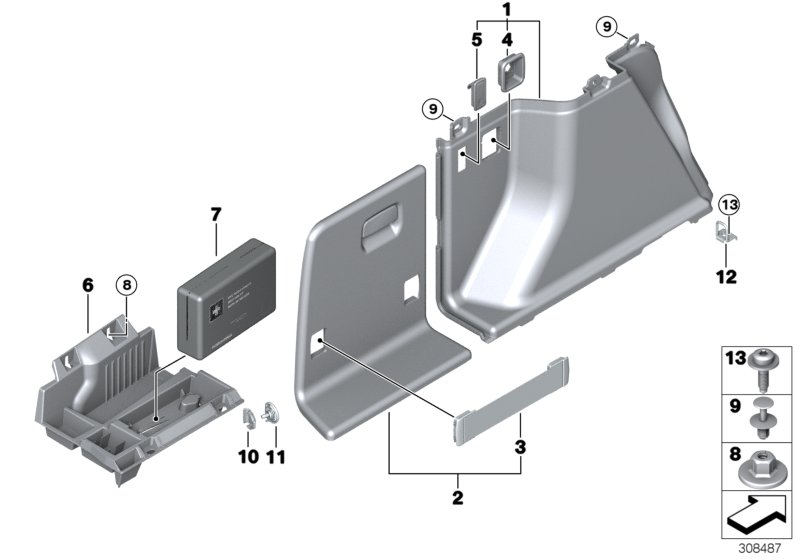 BMW 51477362167 Socket Cover