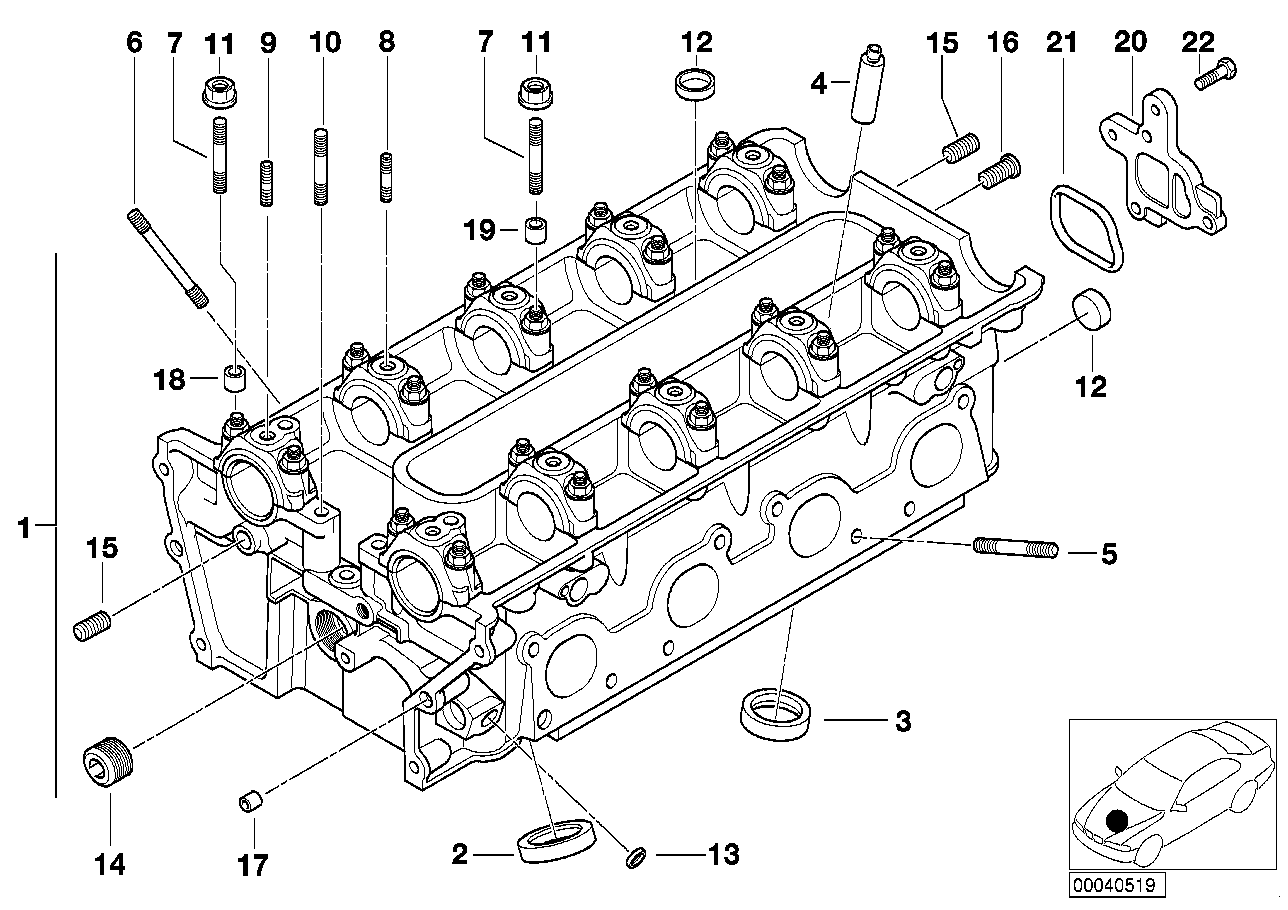 BMW 07129908157 Stud Bolt