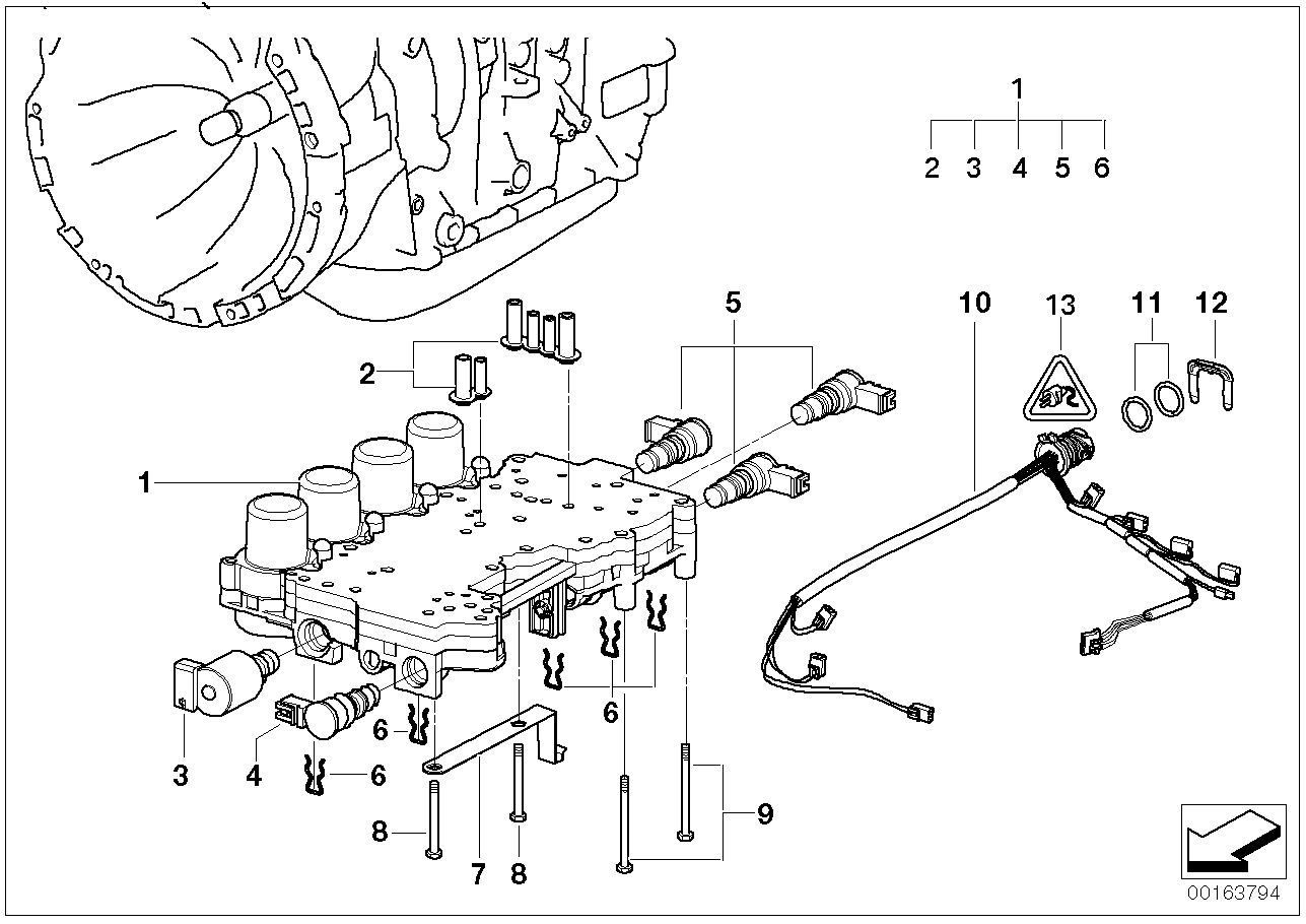 BMW 24307527088 Rp Set Switch Device