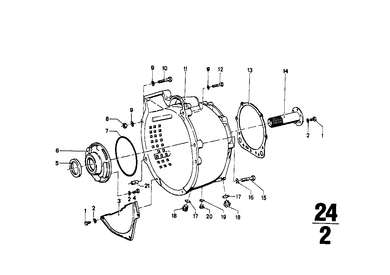 BMW 24311201573 Shaft Seal