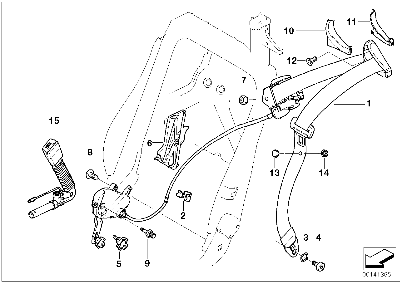 BMW 52107008591 Bush