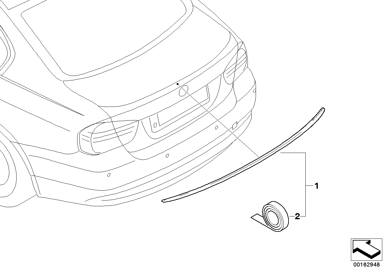 BMW 51628037742 Adhesive Tape