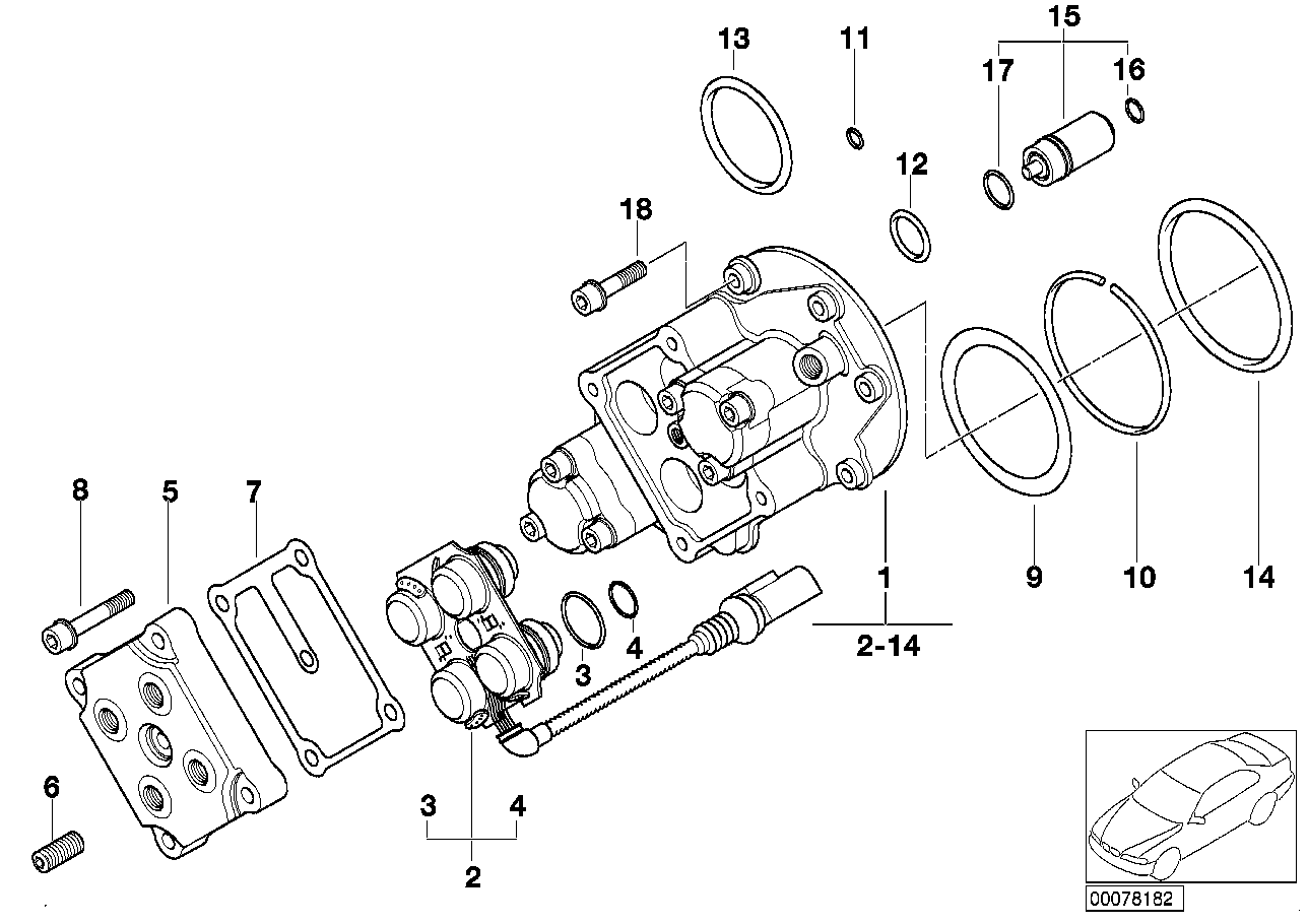 BMW 11367831487 Exchange Adjustment Unit