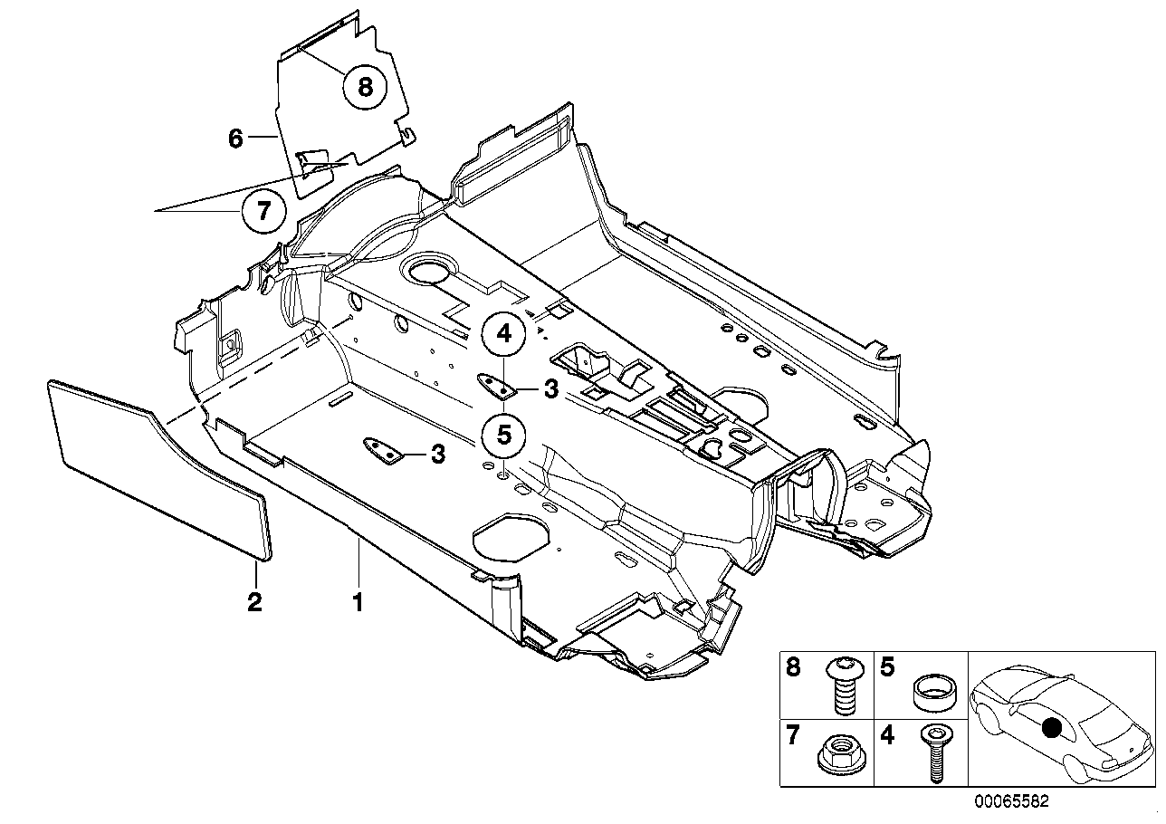 BMW 51477008775 Protective Cover