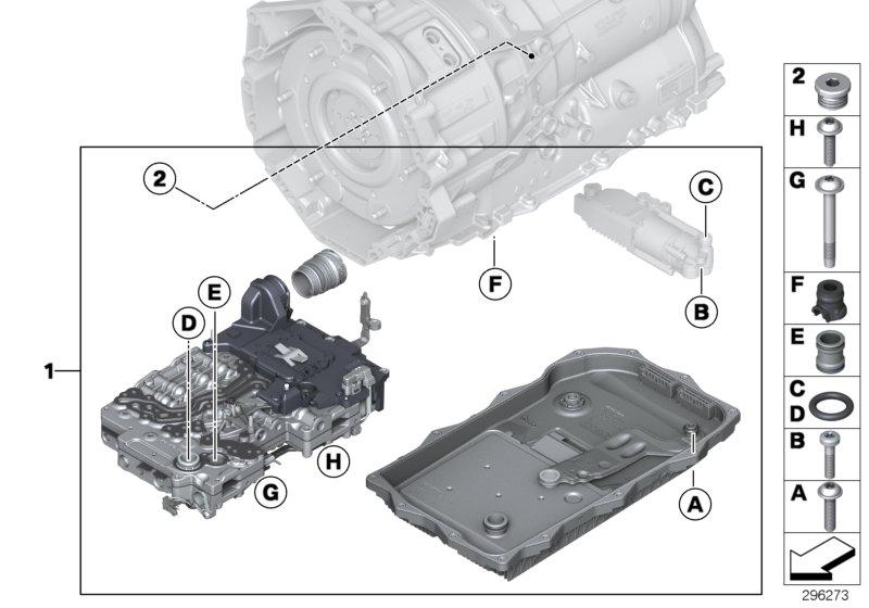 BMW 24348632171 Repair Kit, Mechatronics