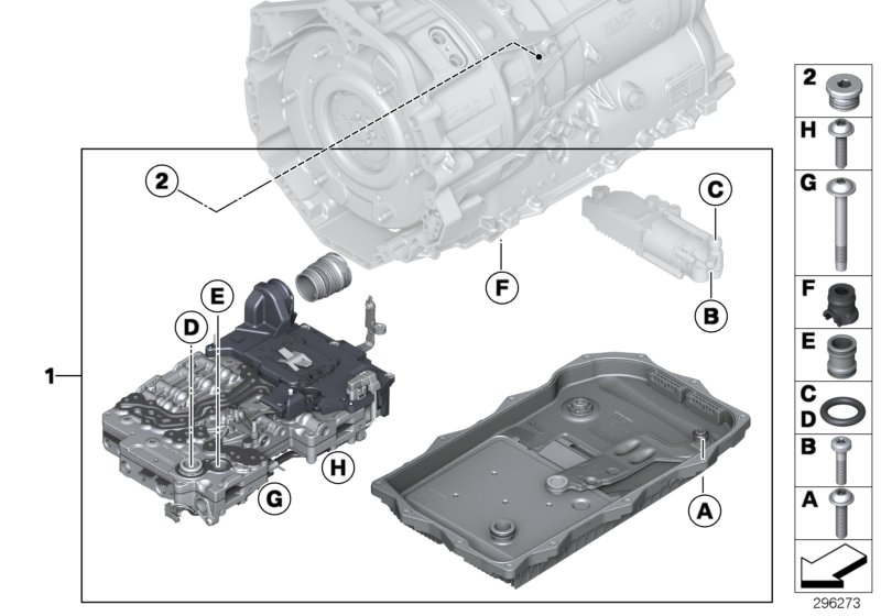 BMW 24348687827 EXCHANGE REPAIR KIT FOR MECH