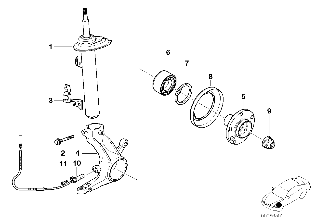 BMW 31356778832 Hex Bolt With Washer