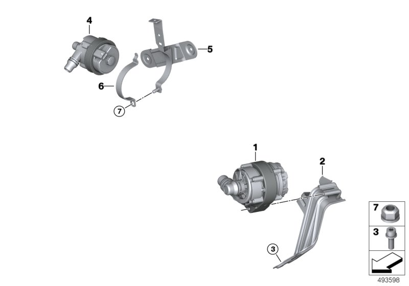 BMW 11518647843 CARRIER