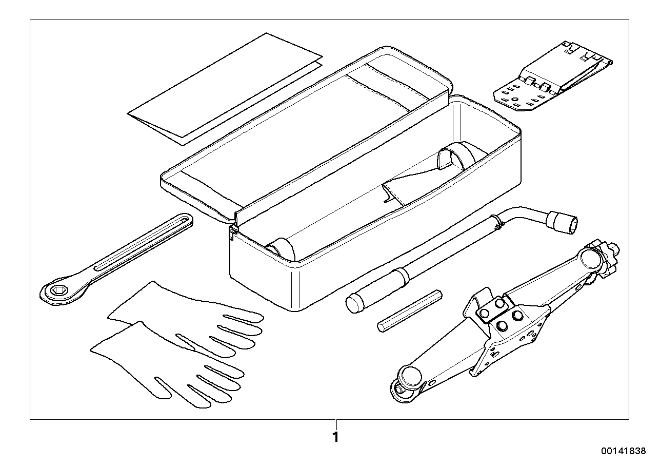 BMW 71106773536 Set Of Lifting Jack