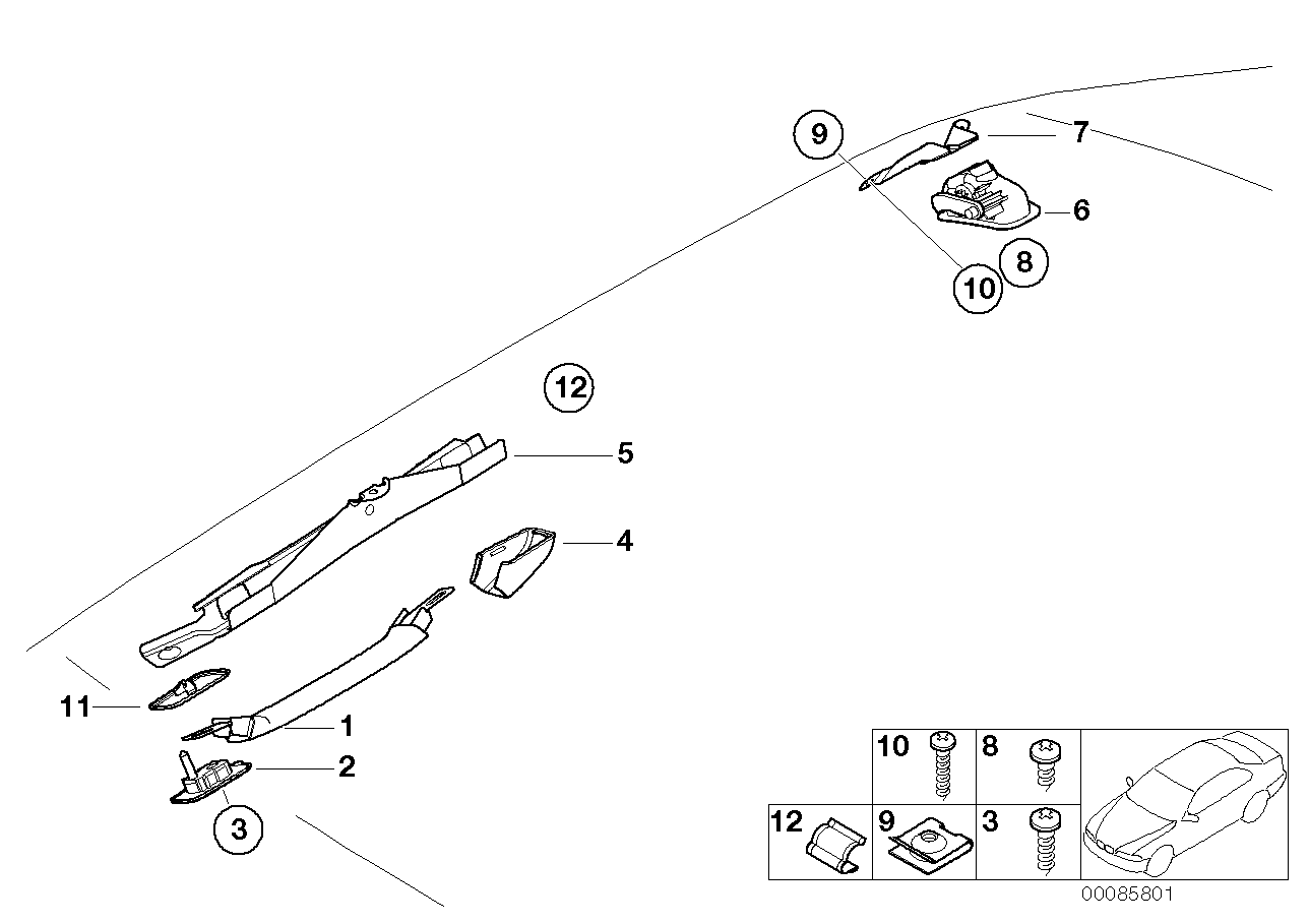 BMW 07119902268 Fillister Head Self-Tapping Screw