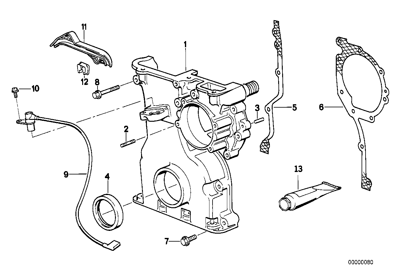 BMW 12141738742 Cable Holder