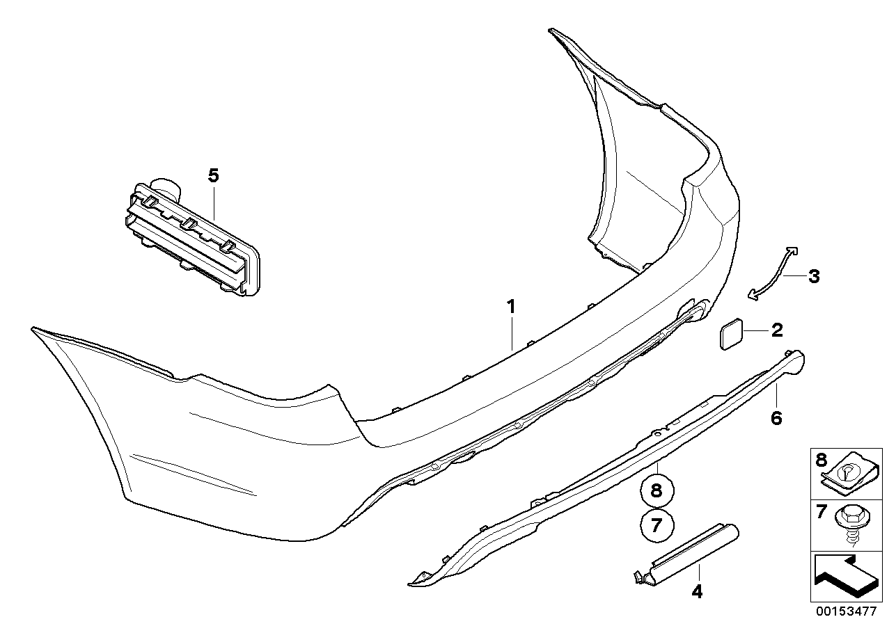 BMW 07146954937 Clip For Sheet Metal Nut