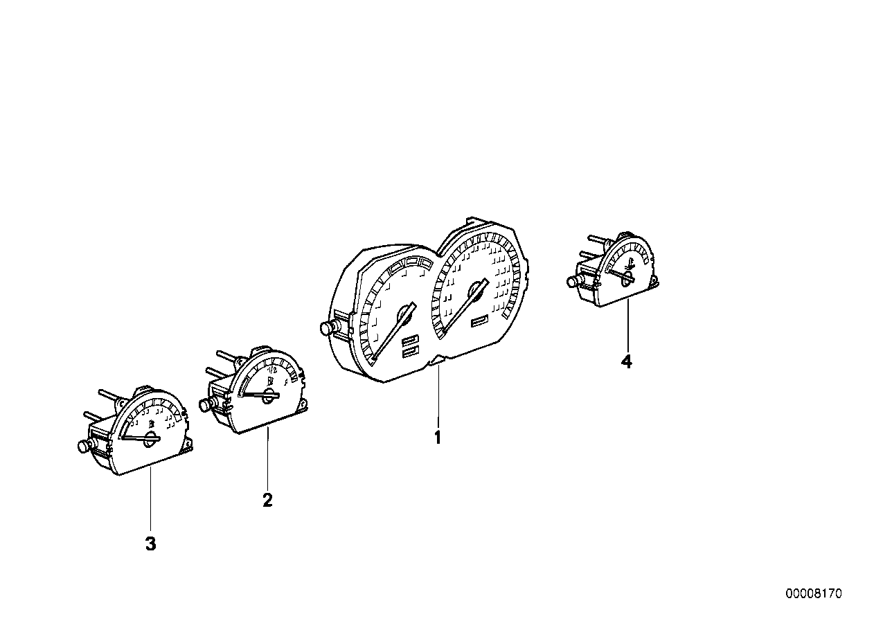 BMW 62138361333 Petrol Gauge