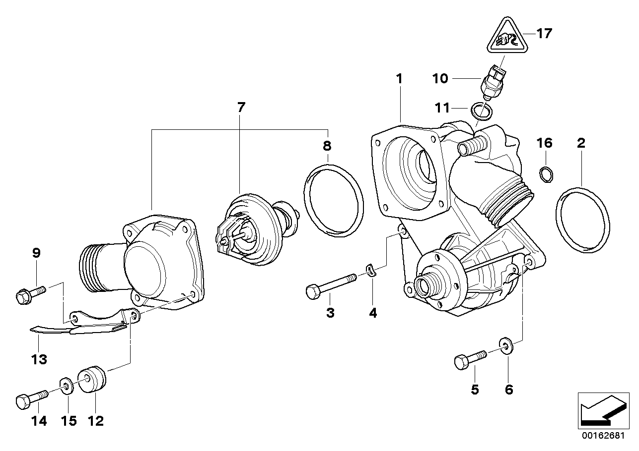 BMW 11531435517 Plate