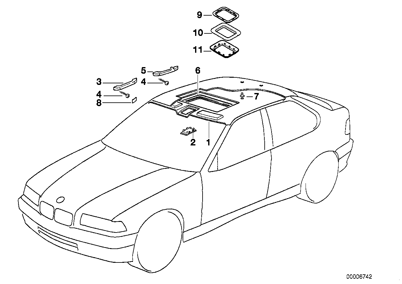 BMW 54128189232 Synthetic Strip