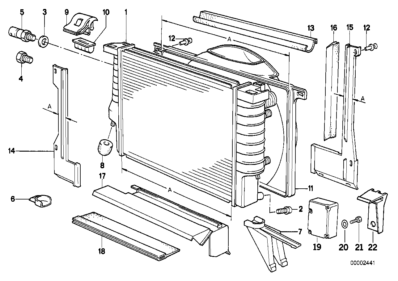 BMW 64111390325 Sensor F. Auc