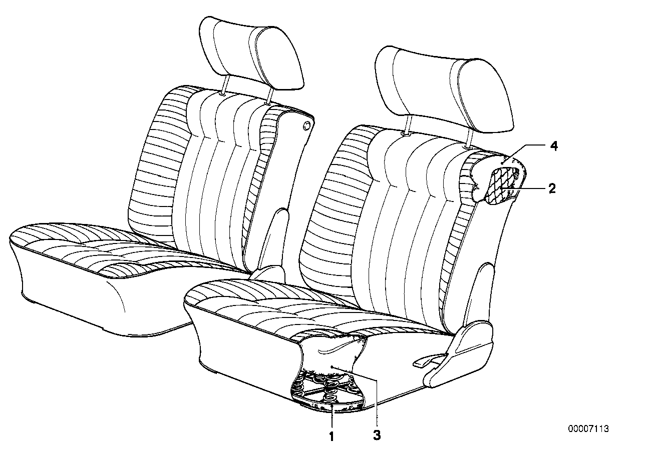 BMW 52108100424 Nut