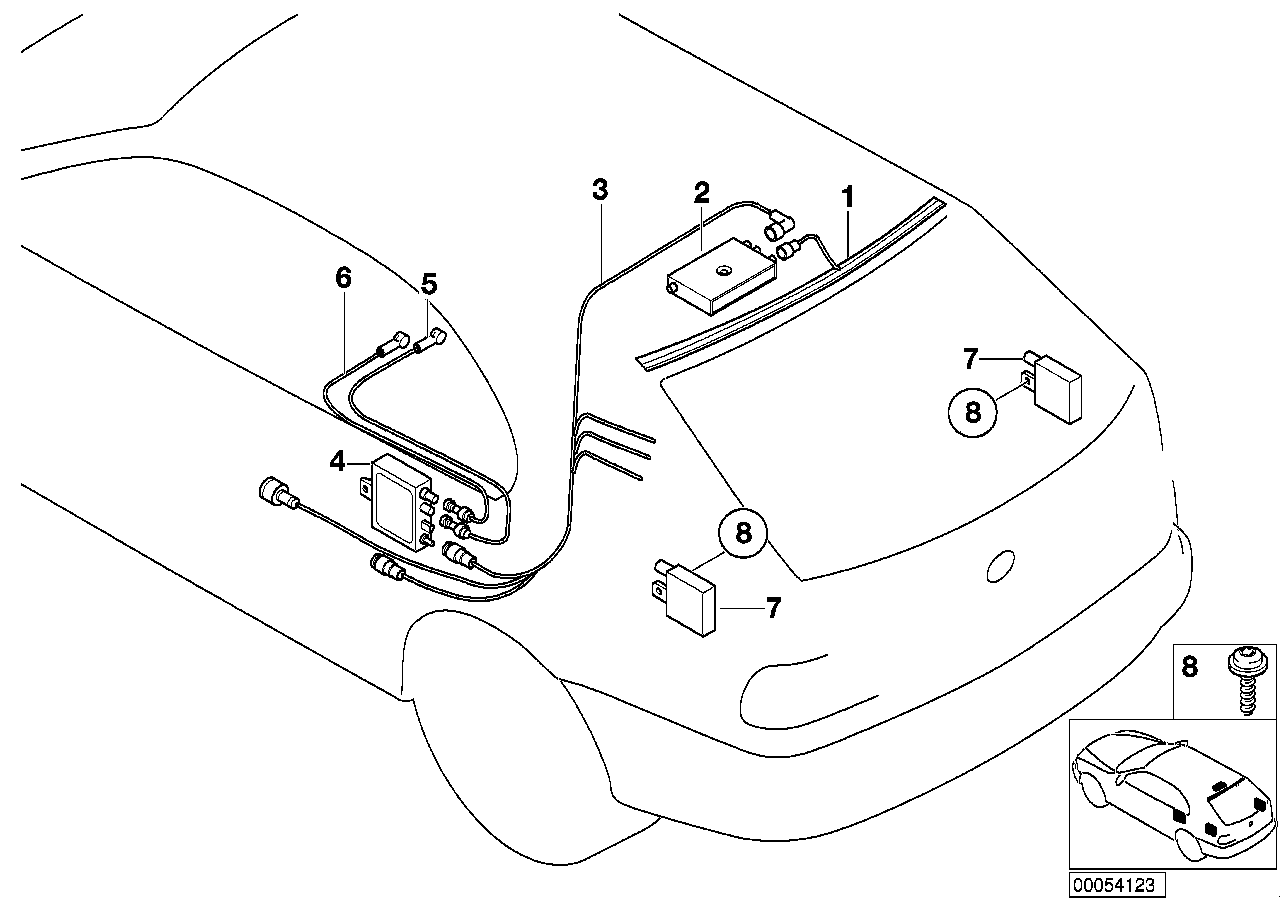 BMW 65258377656 Amplifier/Trap Circuit