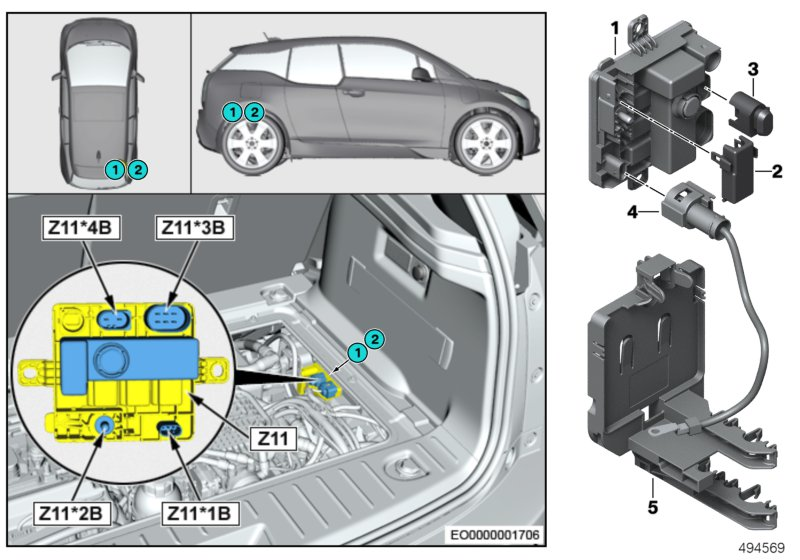 BMW 12907625410 HOLDER