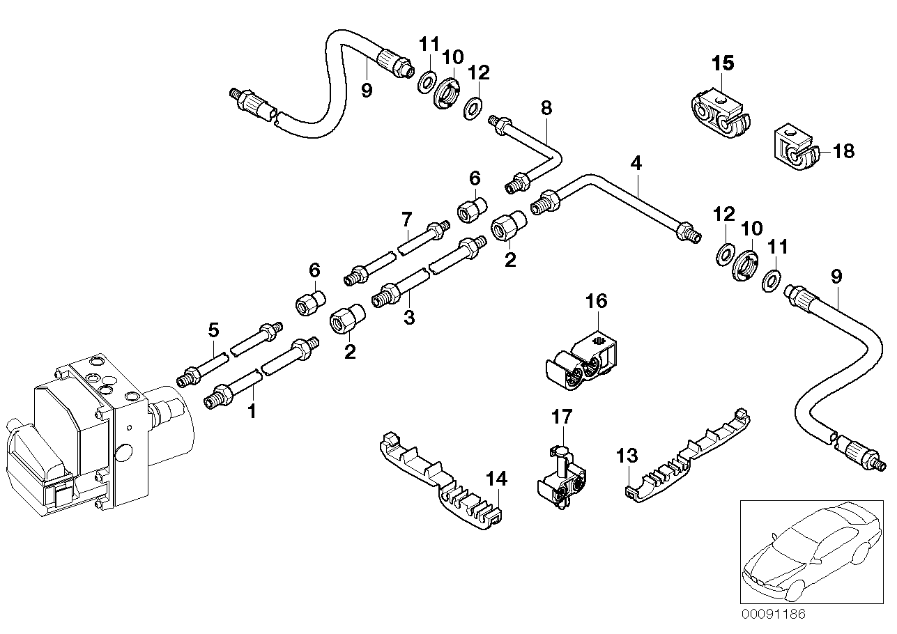 BMW 34326772600 Pipe