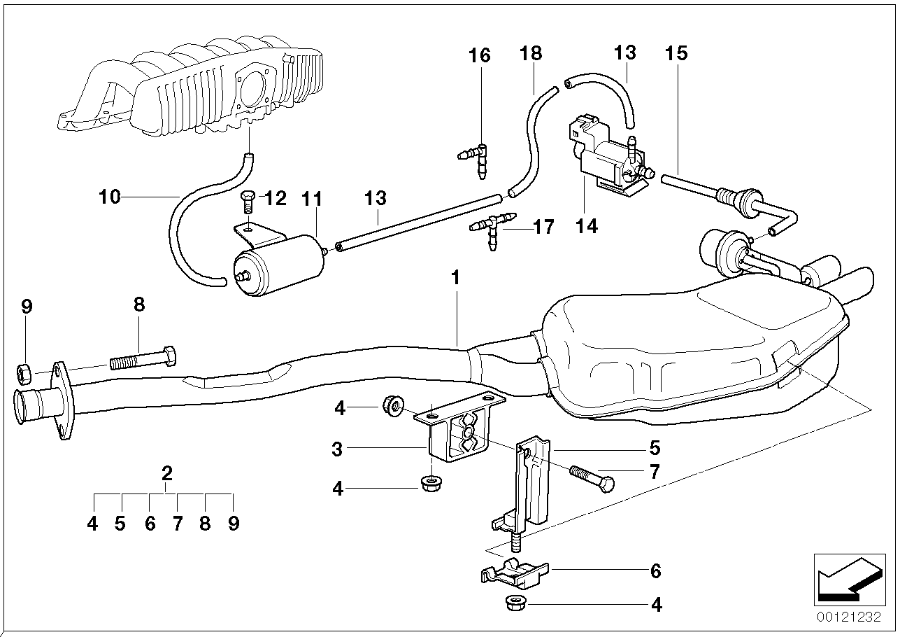 BMW 11781427674 Vacuum Hose