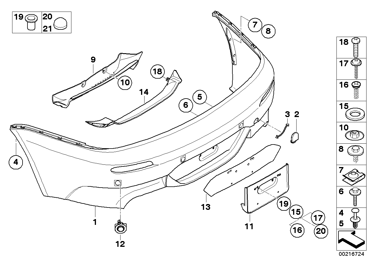 BMW 63128357505 Screw