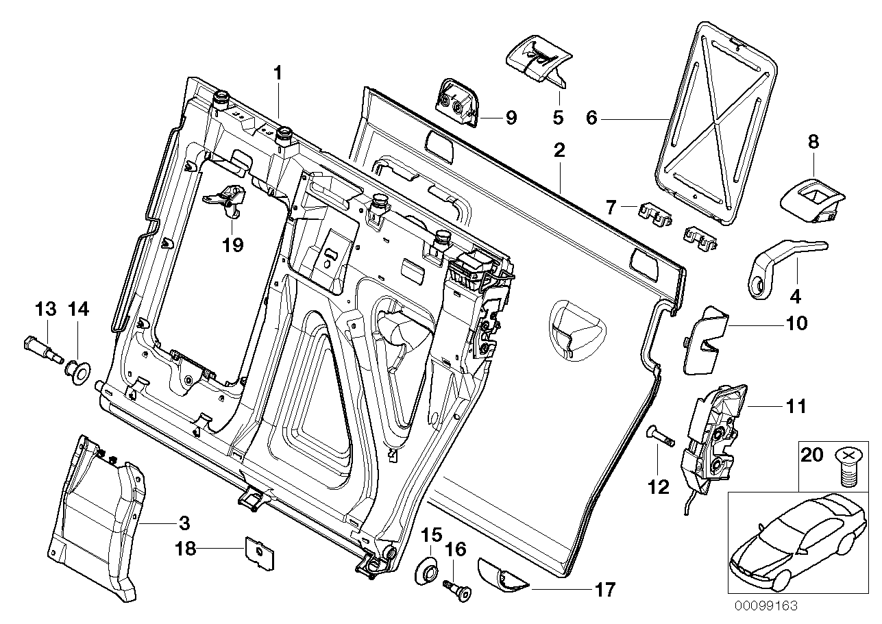 BMW 52208267018 Screw