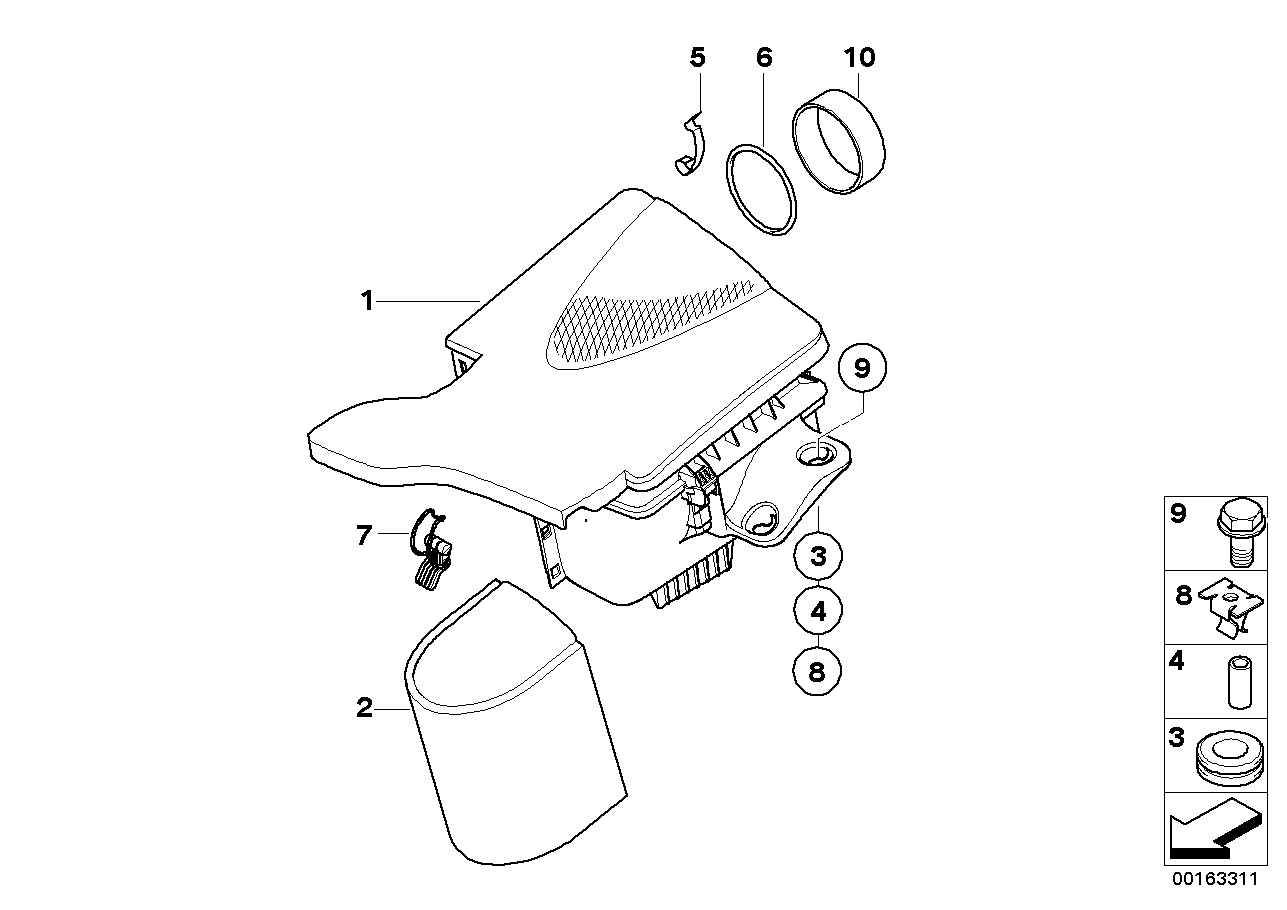 BMW 13710432609 Gasket