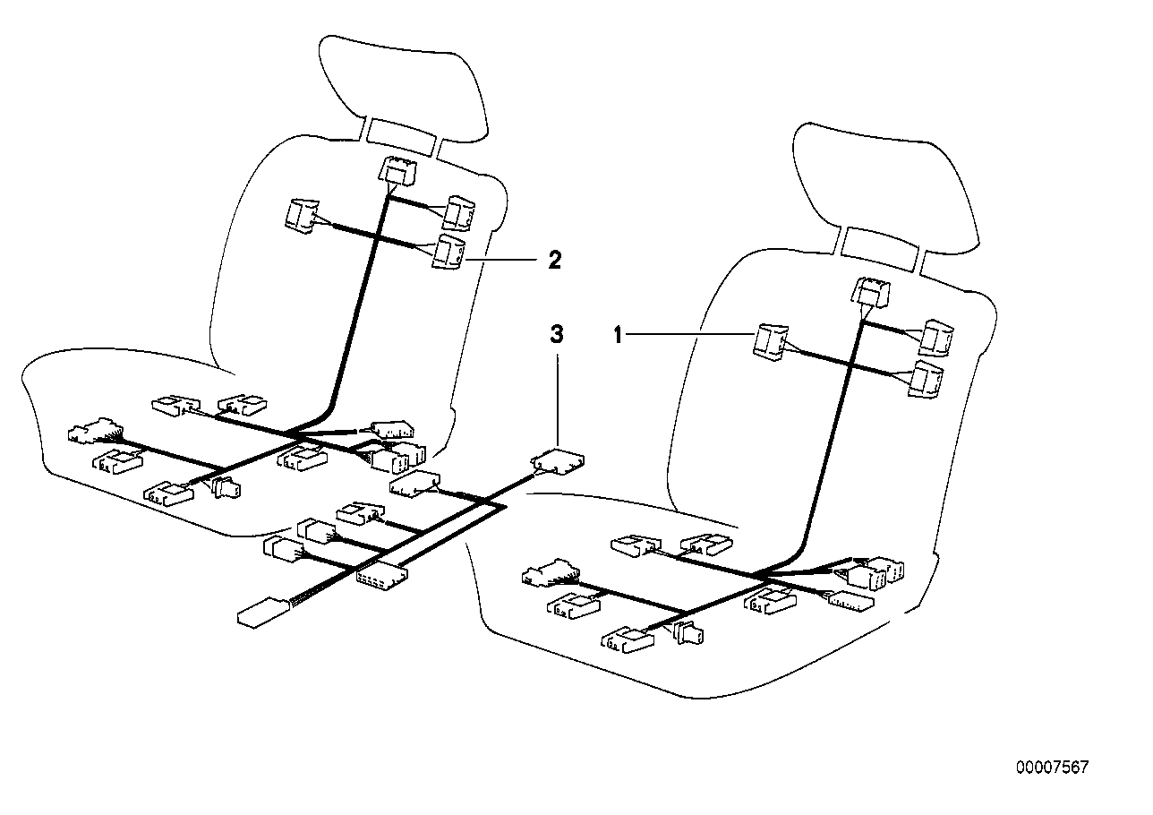 BMW 61128366855 Connection Cable